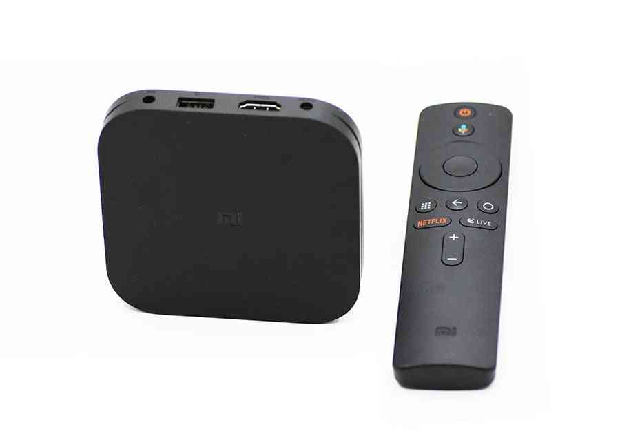 Original Global Mi Tv Box, 4k Hdr Android  8.1 Ultra Hd Wifi Cast Netflix Set, 4 Media Player