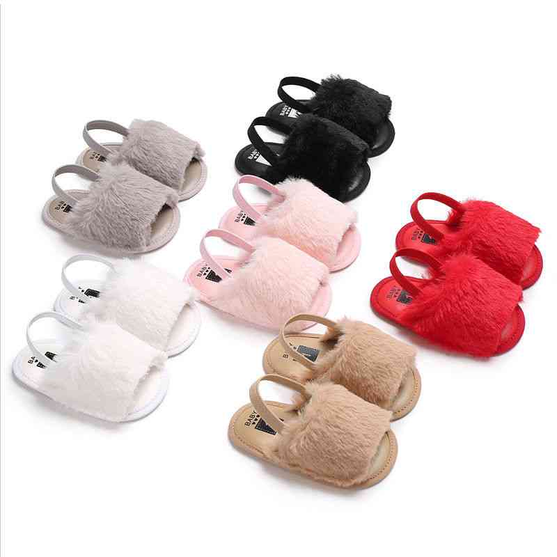 Soft Sole Crib Shoes-summer Sandals For Newborn Baby Girl