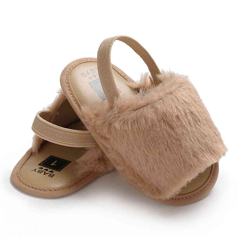 Soft Sole Crib Shoes-summer Sandals For Newborn Baby Girl