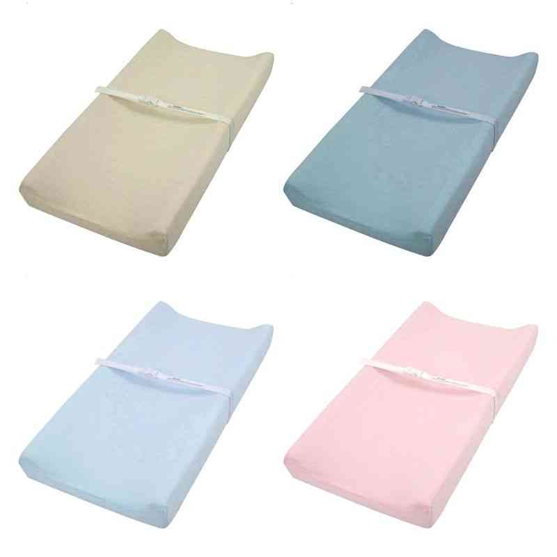 Reusable Soft Cotton Cover For Baby Changing Mat