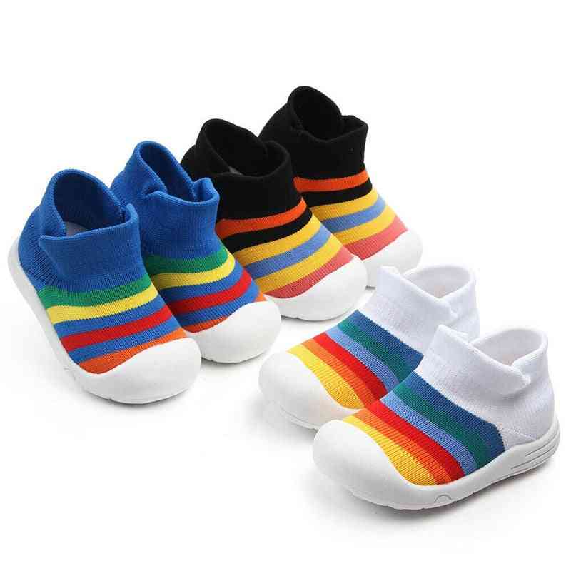 Rainbow Pattern, Anti-slip Breathable Casual Sports Baby Shoes