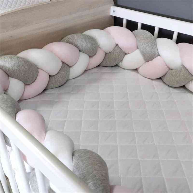 Baby Crib Protector Braid Knot Pillow (100/200/300cm)