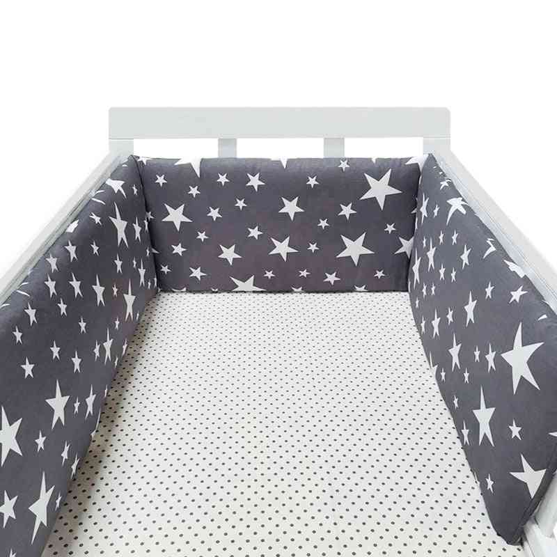 One-piece Double-sided Baby Bed Bumper With L/u Shape