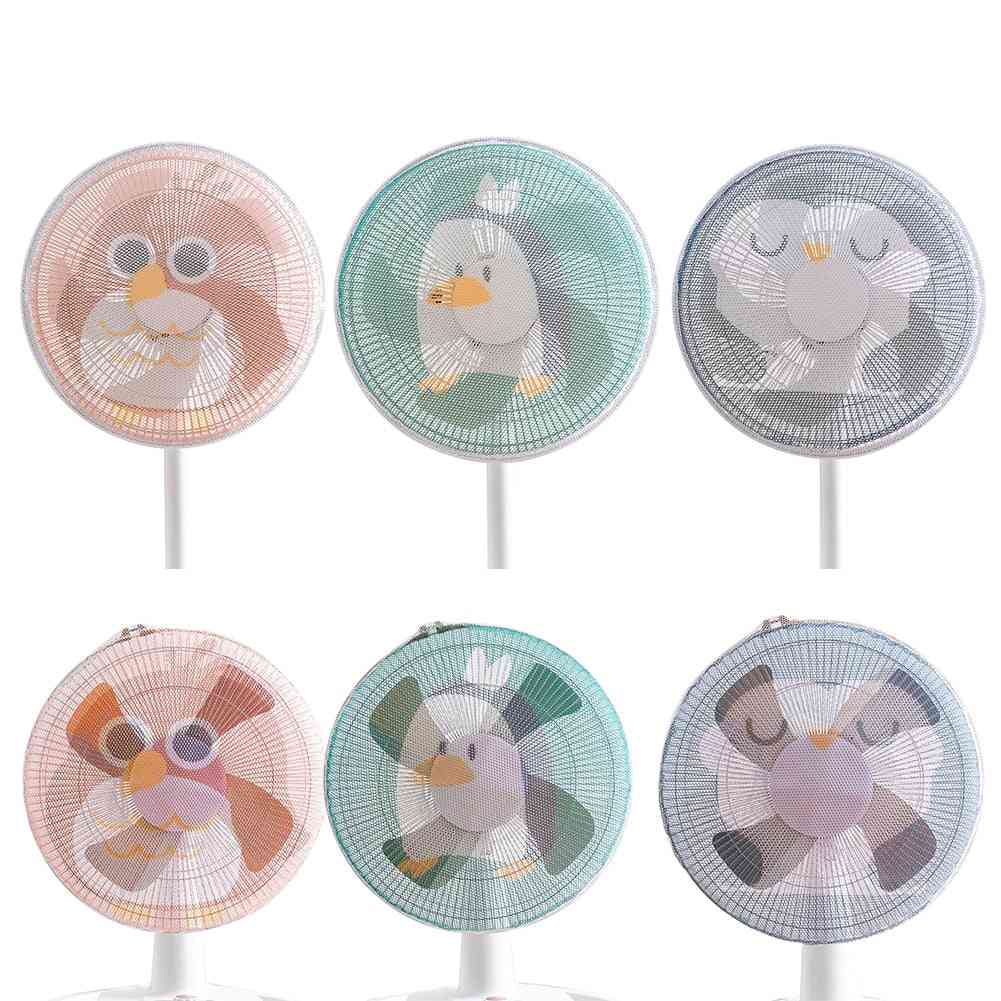 Electric Fan Cartoon Animal Protective Cover