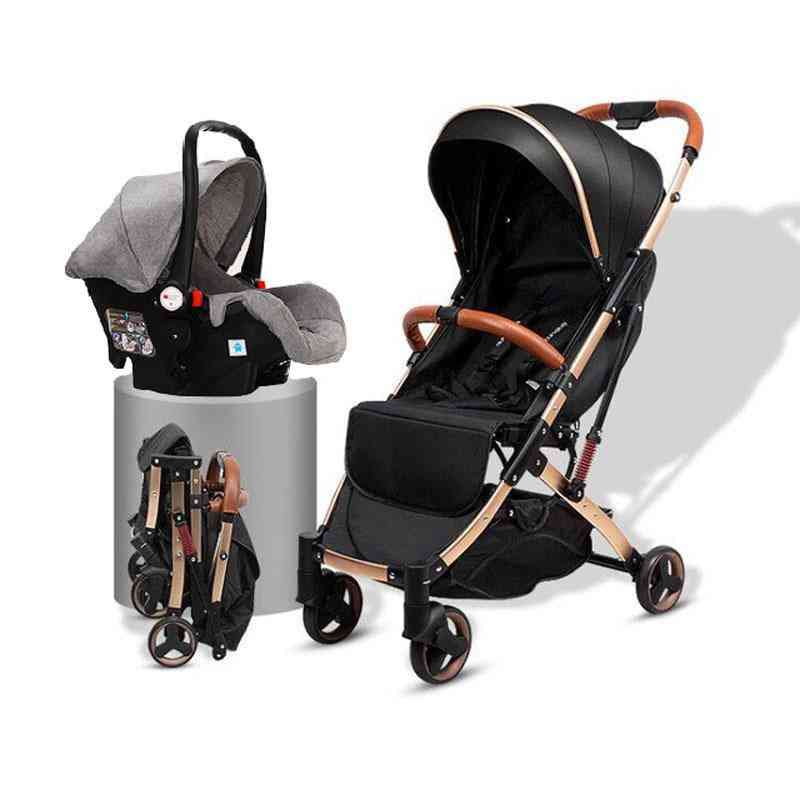 Baby Stroller, Multi-function Can Sit Reclining & Foldable