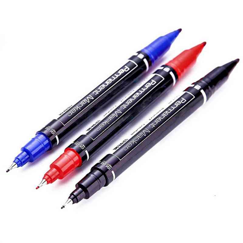Waterproof Permanent Dual Tip Nib Marker Pens