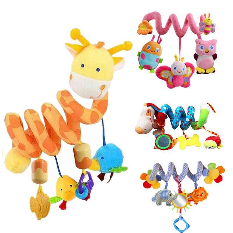 Baby rammelaars mobiles educatief speelgoed voor kinderen bijtring, peuters bedbel, kinderwagen, hangende poppen - een