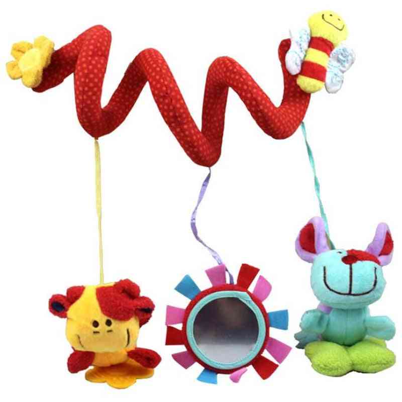 Bebeluși zdrăngăniți mobiluri jucării educaționale pentru dentare pentru copii, clopot de pat pentru copii mici, cărucior pentru copii, păpuși agățate