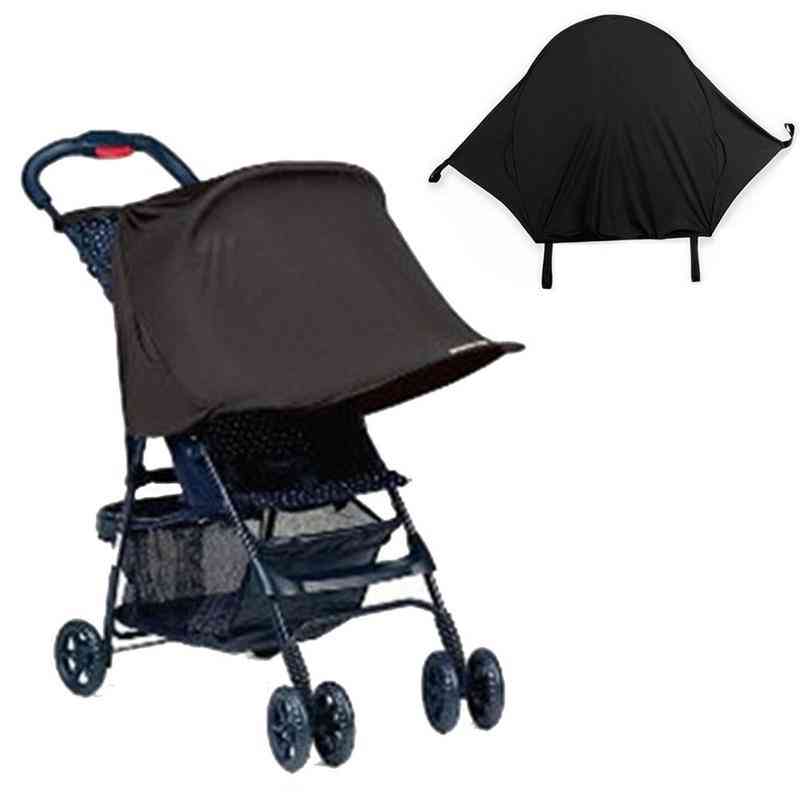 Protecție uv copertină neagră scaun de siguranță pentru bebeluși de vară - glugă umbrelă