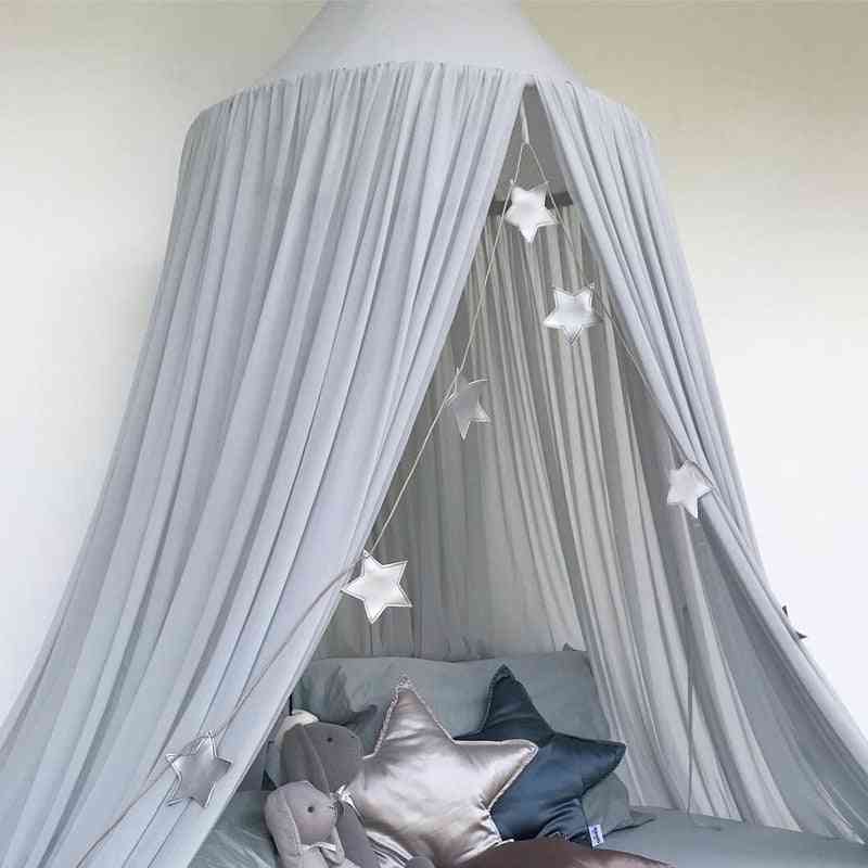 Kid Bed Canopy-round Dome Tent For Room Decoration