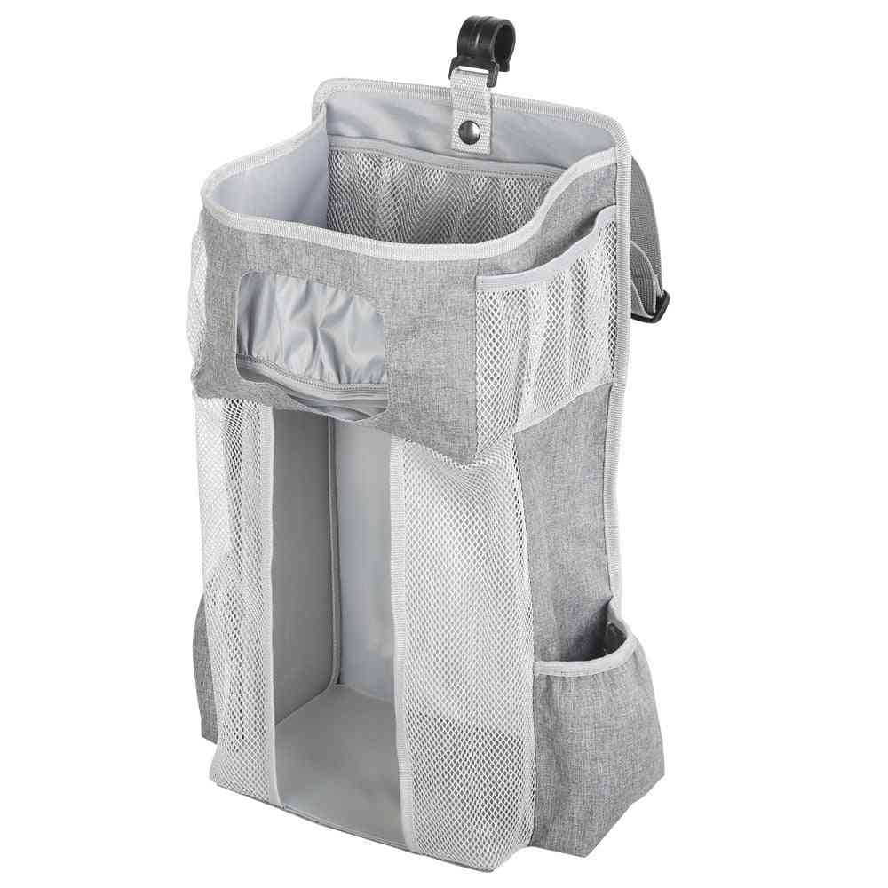 Portable Baby Crib Hanging Cloth/diaper Storage Bag