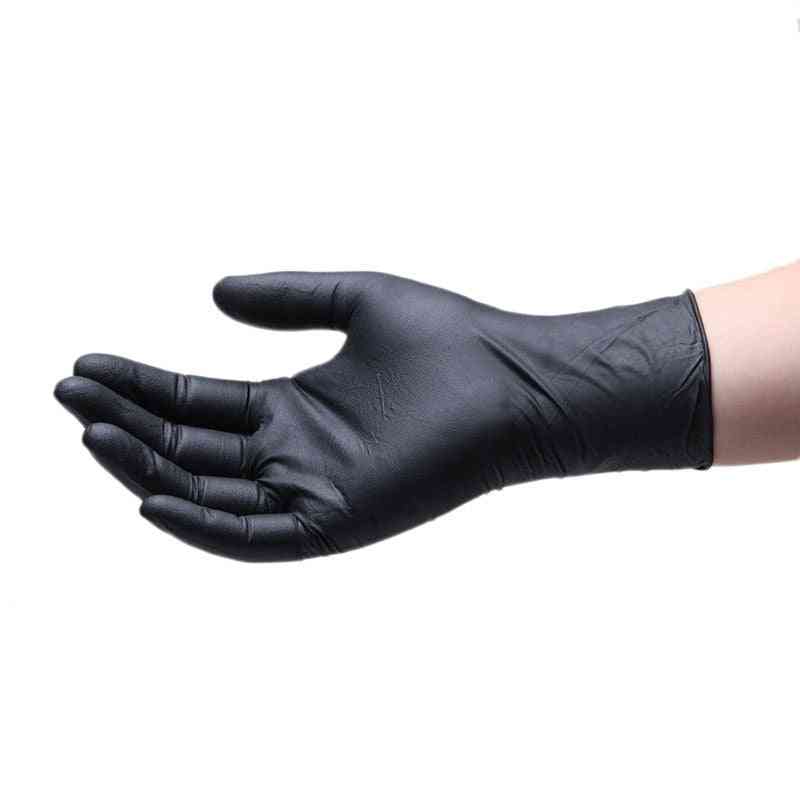 Nitrilové rukavice, nepromokavé alergie bezpečné gumové pracovní rukavice na jedno použití