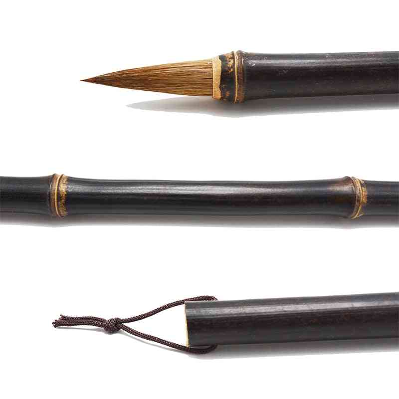 Maliarska kefa na písanie, prírodná bambusová tyč