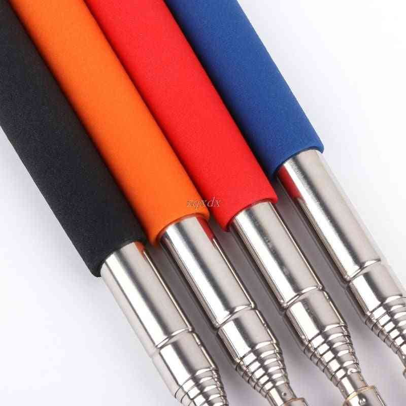 Teleskopska olovka za bijelu učitelj od nehrđajućeg čelika, profesionalni alati za podučavanje baklje