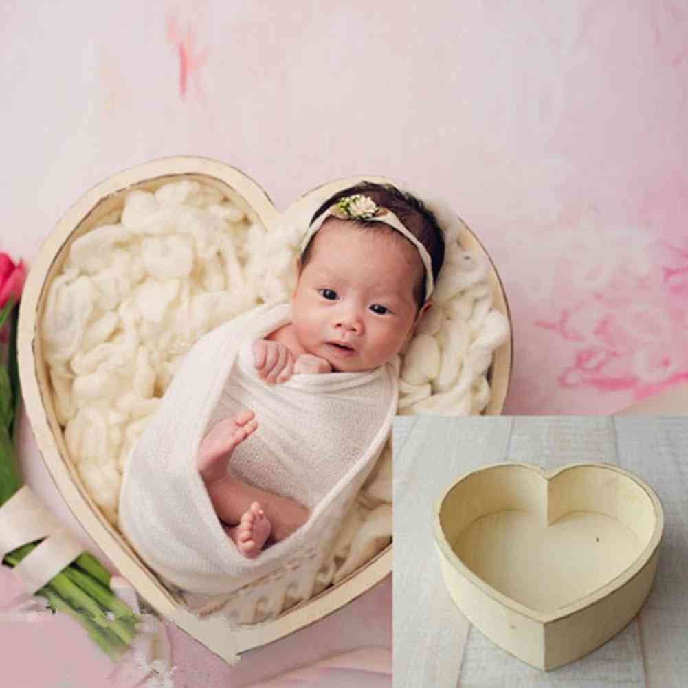 Newborn Baby Photography Love Shape Bed Props Small For &