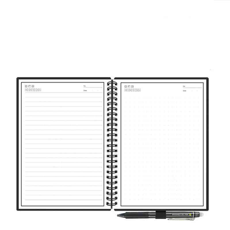 Smart Reusable Notebook With Pen