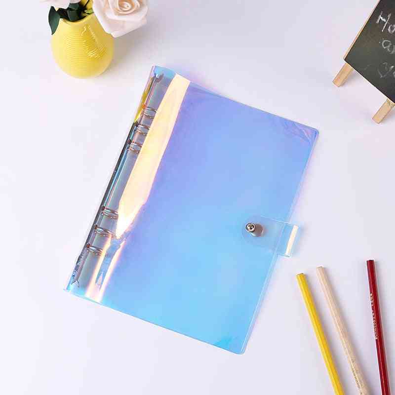 Pvc Notebook Cover With 6 Holes Binder