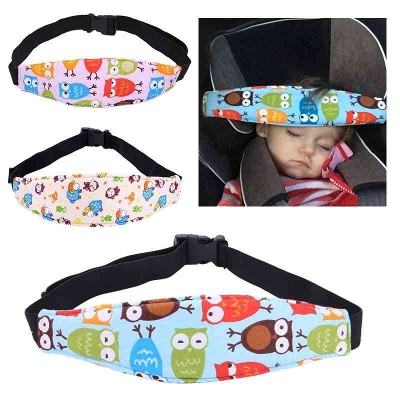 Kids Car Seat Headrest Support Belt, Adjustable Fastening Neck Protection