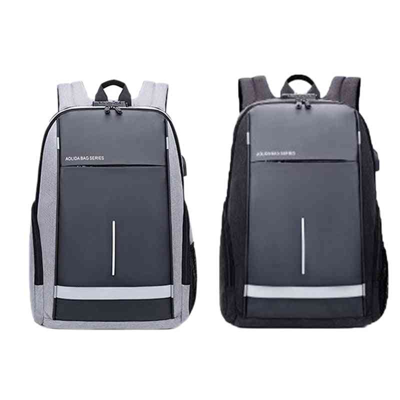 Men's Casual Usb Business Computer Backpack