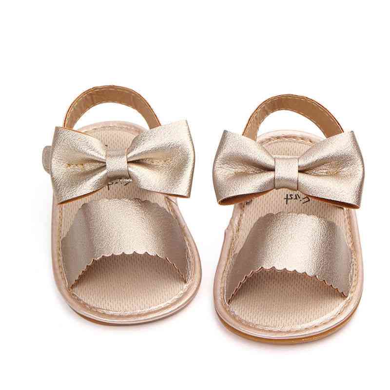 Cute Newborn Infant Baby Bowknot Princess Shoes, Toddler Summer Sandals