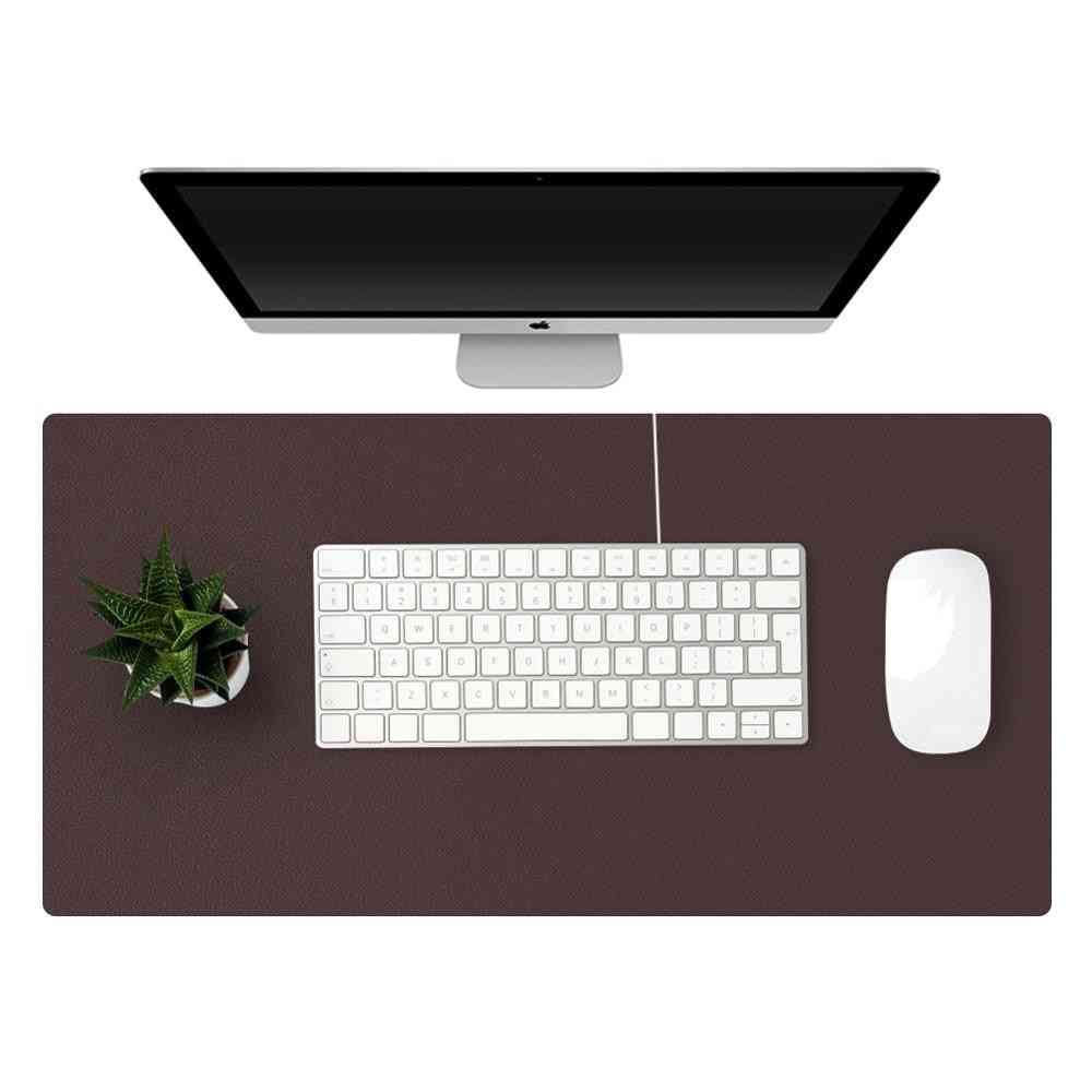 Soft And Portable Pu Leather Desk Computer Mat