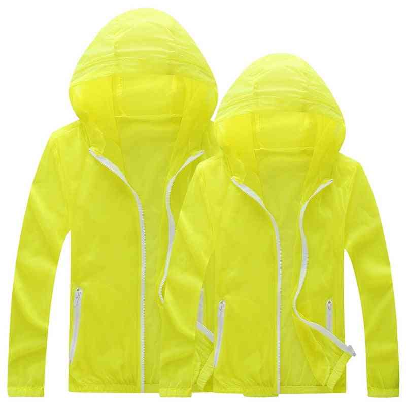 Bărbați și femei uscate rapid, jachete impermeabile, paltoane anti-UV