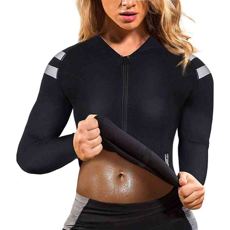 Women's Vest Sportswear Jacket, Bodyshaper Slimming Short Patchwork Training Jackets