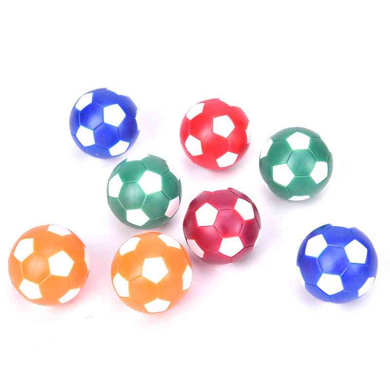 Premium-materiaali hartsi mini, värikkäät pöytäjalkapallo jalkapallot korvaavat pallot