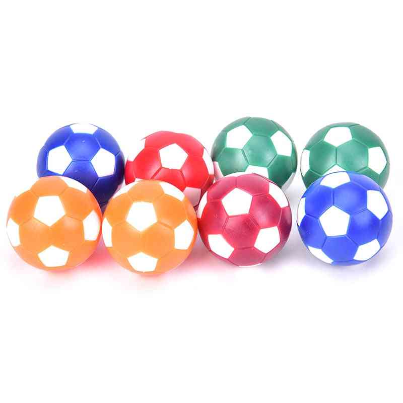 Premium-materiaali hartsi mini, värikkäät pöytäjalkapallo jalkapallot korvaavat pallot