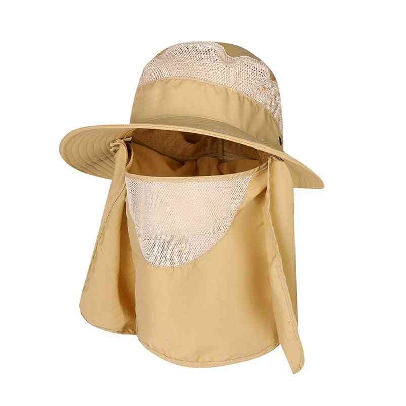 унисекс капачки за капак за риболов - бързосъхнещ 360 градусов сенник uv защита подвижна маска за лице, калъф за врата на ухото, спортно облекло на открито