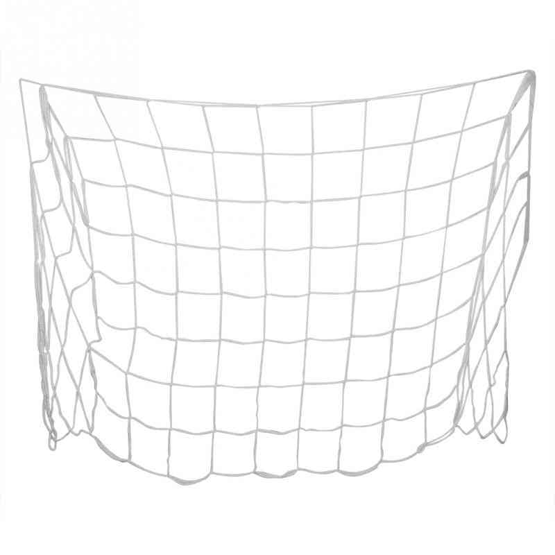 1,2x0,8m fotbollsmål netto - slitstarkt mål av nät av polypropenfiber för träning av tre personer