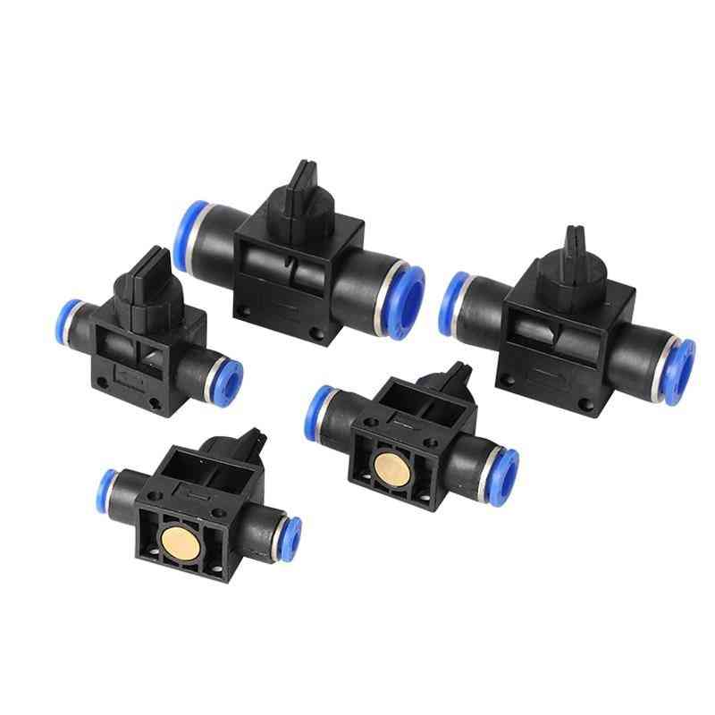 Air Fittings Pneumatic Parts Connector, Quick Push Hose Tube Fitting Speed Plastic Switch Controller