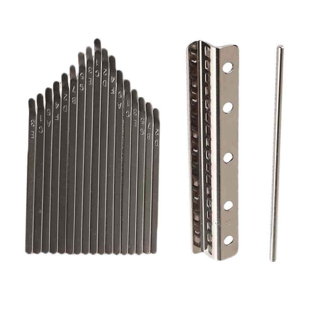 Thumb Piano Bridge Saddle Keys Set Kit Diy Replacement Parts