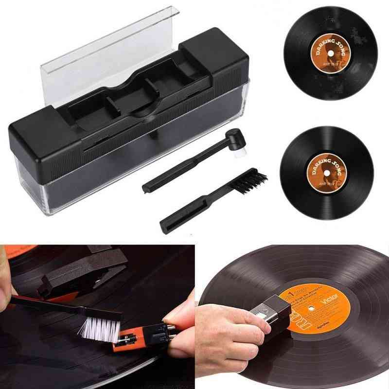 Record Brush Handle Carbon Fiber Dupont Cleaning Scrubbing Turntable Phonograph Records