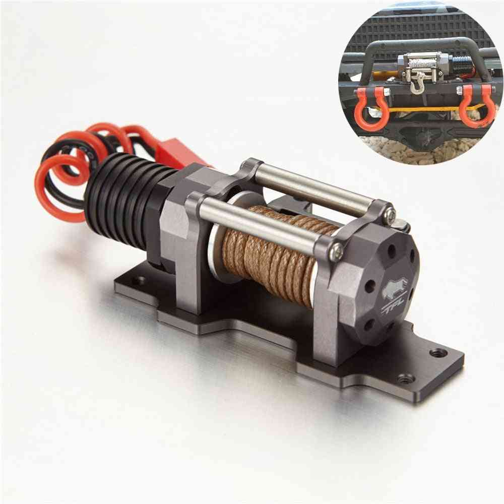 Full Metal Scale Electric Winch With Single Motor For Rc Crawler Truck