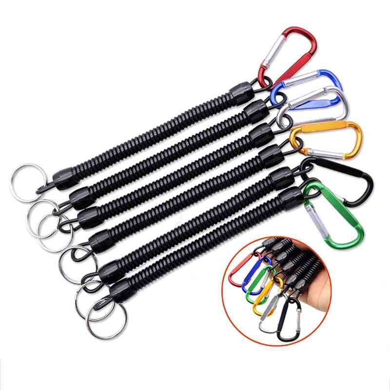 Fishing Lanyards-retention String With Camping Carabiner