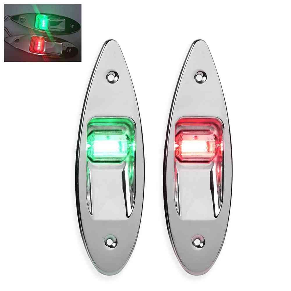 Stainless Steel Bow Navigation Light, Sailing Signal Waterproof