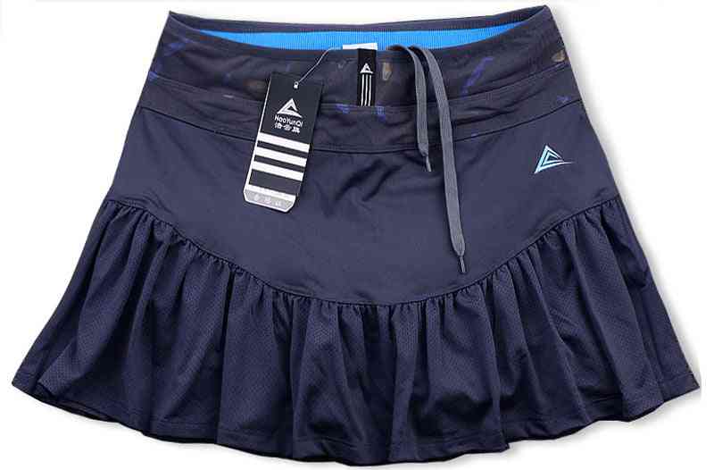 חצאית ספורט טניס לנשים - חצאית ספורט קצרה ויובשת מהירה לנשימה חצאית דגים, סקורט בדמינטון מריצה