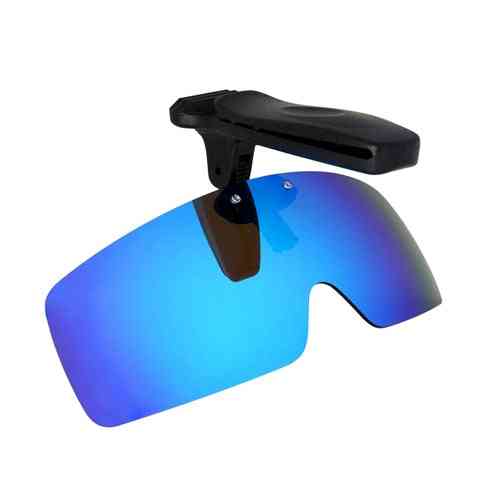 Occhiali polarizzati visiere per cappelli, clip sportive clip per cappuccio su occhiali da sole per pesca in bicicletta escursionismo occhiali da golf uv400 - nero