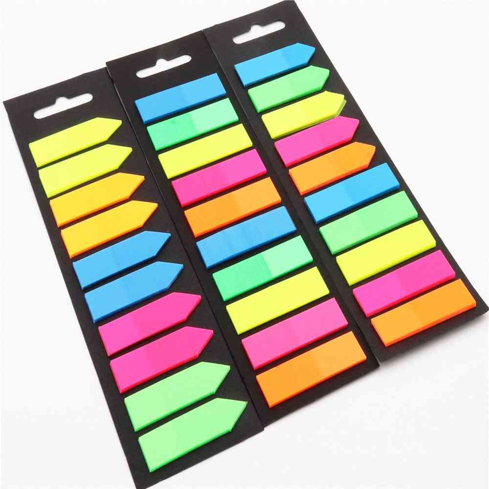 Self-adhesive Memo Pad Sticky Notes- Bookmark Marker Sticker