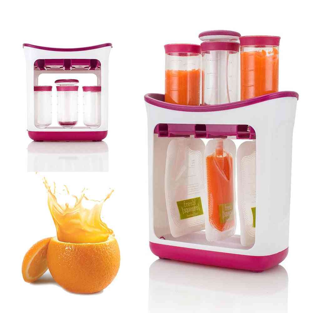 Baby Food Squeeze Machine With Storage Pouches