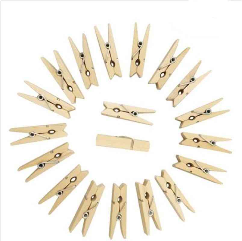 Mini Wooden Clips For Clothes/photo/pape/cards/ Craft Decoration