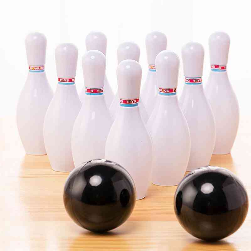 Plastový bowlingový set, hry v interiéri / exteriéri pre rodičov interaktívna hračka