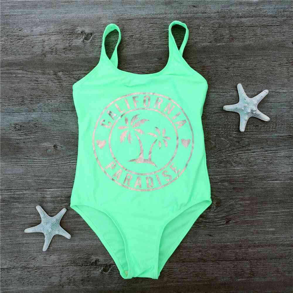 Pineapple Decoration Swimsuit, Cute Baby Bathing Suit