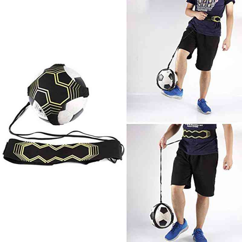 Fútbol patada práctica entrenamiento ayuda control equipo ajustable bolsas de pelota