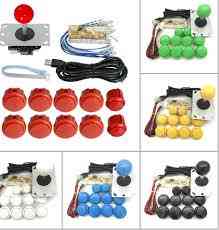 Zero Delay Usb Encoder Board, Usb Controller Pc Sanwa Joystick With Oval Ball Push Button