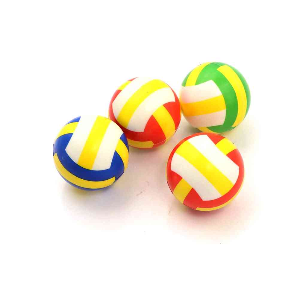 топка за облекчаване на стреса, мини волейбол изстискване пяна топка деца играчка на открито