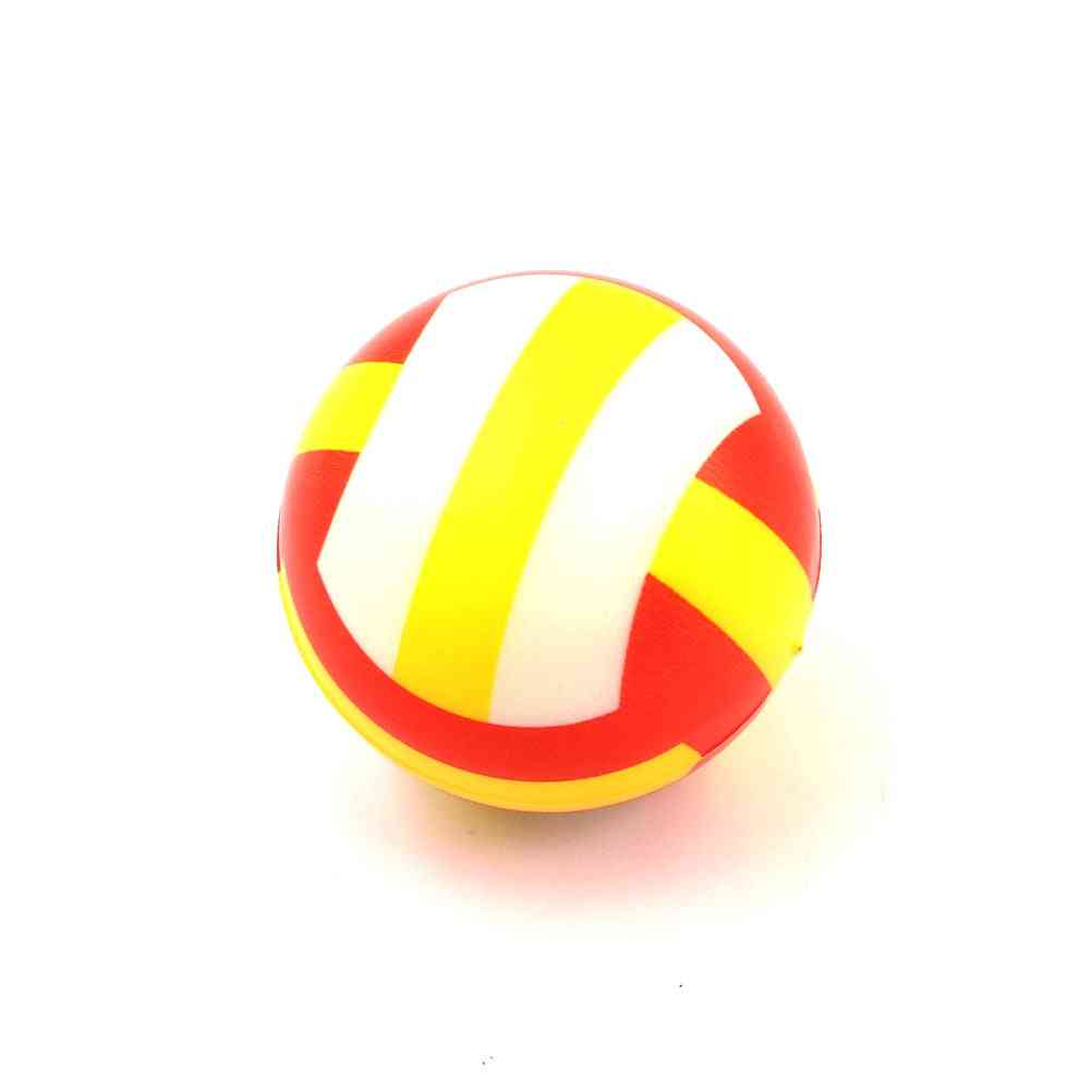 Stress Relief Vent Ball, Mini Volleybal Squeeze Foam Ball Kids Outdoor Toy