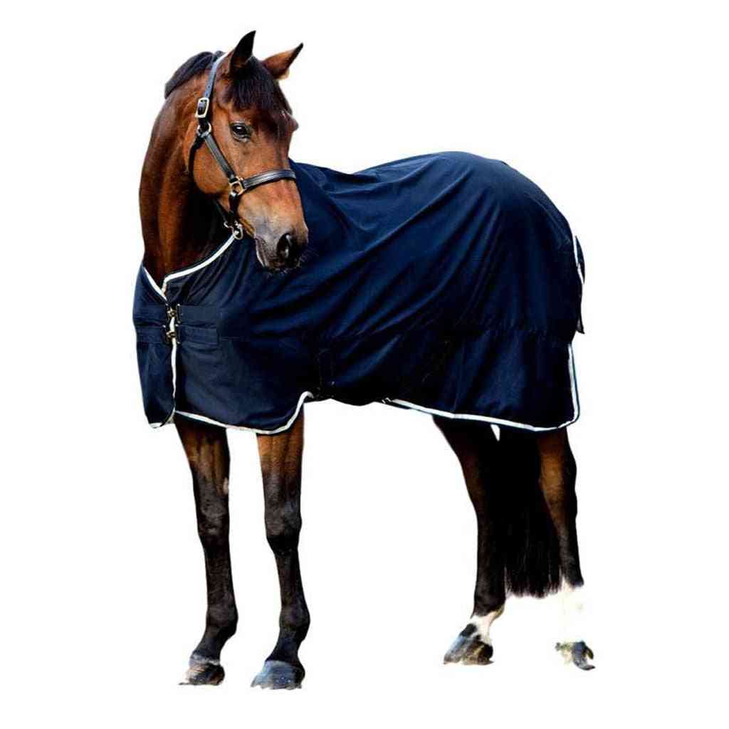 Manta de algodón cálida de invierno impermeable para caballos, equipo cómodo para montar a caballo - s