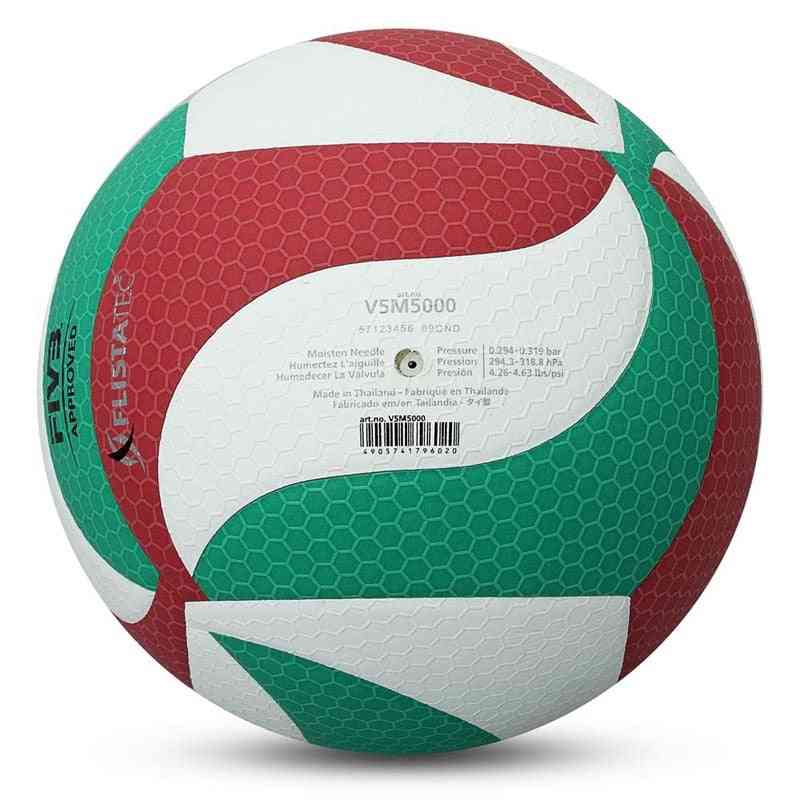 Original geschmolzener Volleyball Offizielle Größe 5 für Indoor Outdoor Match Training (Bildfarbe)